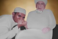 Dr Habib Segaf Baharun bersama wali qutub Al Habib Abdul Qodir bin Ahmad Assegaf